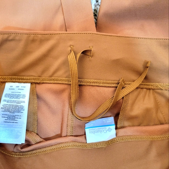 Columbia Anytime Slim Pull On Pants Women's Light Brown - Picture 14 of 15